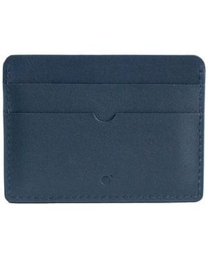 godi. Handmade Leather Card Case - Blue