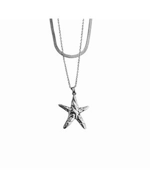 Maison De Gala Starfish Pendant Necklace - Metallic