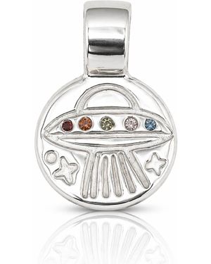 The Lila Lobster Ufo Charm - Metallic