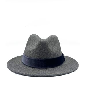 Nooki Design Frankie Wool Fedora - Blue