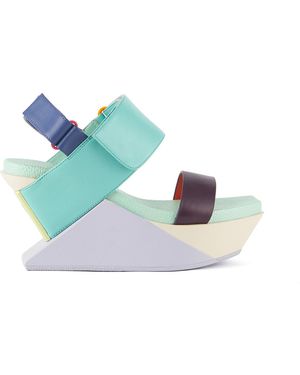 United Nude Delta Wedge Sandal - Blue