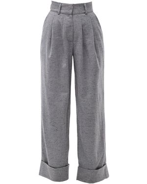Maison Bogomil Oxford Pants - Gray