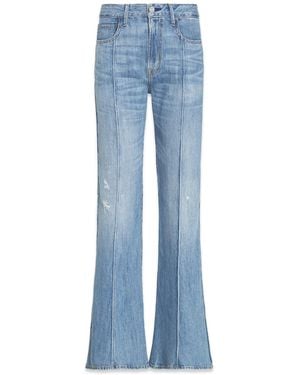 NOEND Winona High Rise Wide Flare - Blue