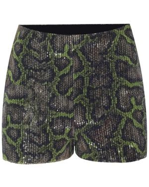 No'design Medusa Mini Shorts - Black