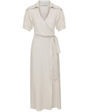NAZLI CEREN Agon Wrap Dress - White