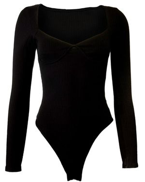 Chuks Collins Lady Liberty Long Sleeve Leotard - Red