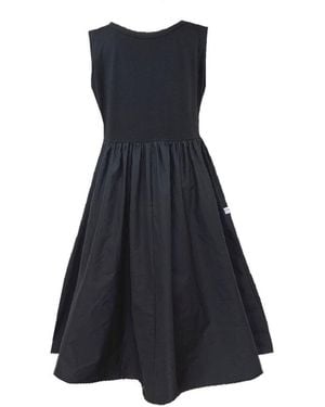 Frock Tales Jadu Sleeveless Midi Dress - Blue