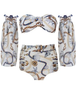 Nur Karaata Madison Tropezienne Bikini Set - Metallic