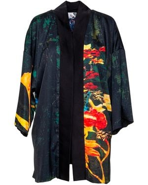 ARTISTA Gift Printed Kimono - Blue