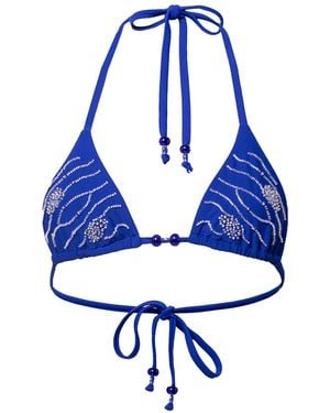 Raw Potential Alana Bikini Top - Blue