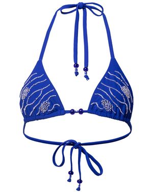 Raw Potential Alana Bikini Top - Blue