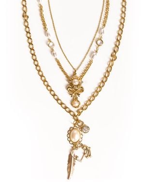 Caramel Vintage Jewellery Prudence 3 Necklace Set - Metallic