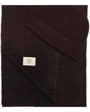 Mohair&Angora Wool-Mohair Beanie & Scarf Set - Black
