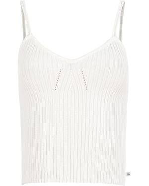 SALANIDA Sotto Knitted Top - White