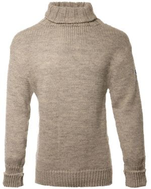 Arthur Beale Neutrals Oiled Wool Beerenberg Pullover - Grey