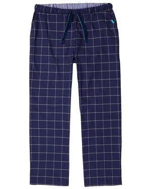 Lounge Loungewear Trousers-Pants Regular Length Sea Otter Design - Blue