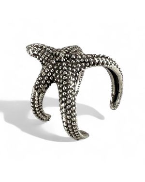By Virgo Zymera Antique Ring - Metallic