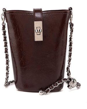 Mkf Collection - J'omor Evelina Mini Bucket Bag - Brown