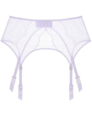 Journelle Lexi Suspender Belt Lilas - White