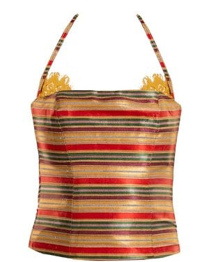 28Natelier The Saya Lace Corset - Brown