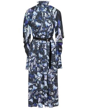 ARTISTA Dark Crystal Turtleneck Midi Dress - Blue