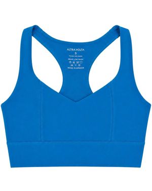 Altra Volta Infinity Cross Back Sports Bra - Blue