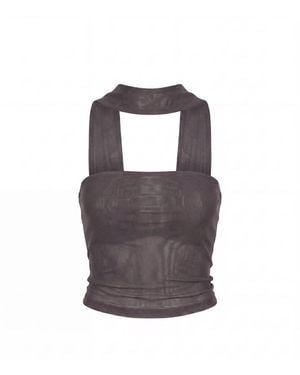 Khéla the Label Say Less Mesh Top - Blue