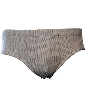 Maria Aristidou Neutrals Kyri Swim Brief - Gray
