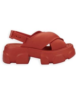 Melissa Yura Sporty Platform Sandal - Red
