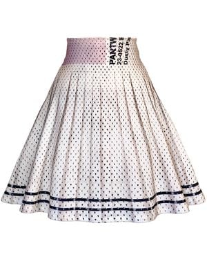 Ipng Design Skirt Mini Wide Pantwo - White