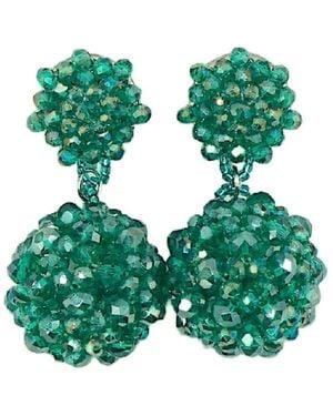 Fairchild Baldwin Orb Earrings - Green