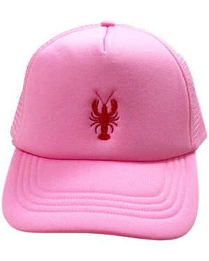 Lilly Loves Lobster Trucker Hat - Pink