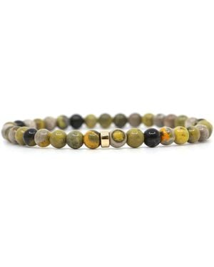 Shar Oke Bumble Bee Jasper Bracelet - Green