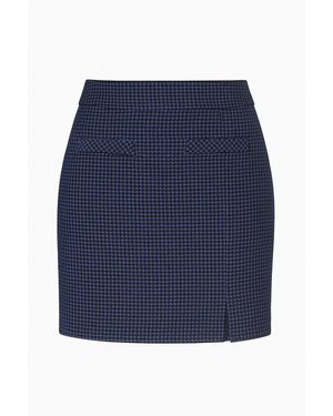 The Molc Sage Mini Skirt - Blue