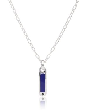 The Jewelz Own The Night — Enamel & Diamond Pendant - Metallic