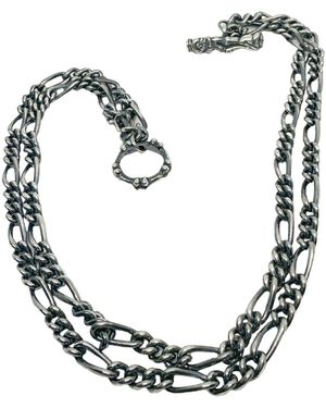 Tg-Jewellery by Tamara Gervasio Celtic Dog Three T-Bar Choker Necklace– Sterling - Metallic