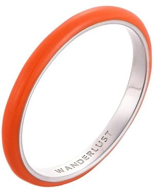 Pinnole Thin Ring - Red