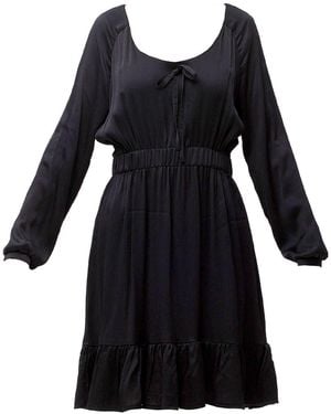 Maison Bogomil Peasant Dress - Black