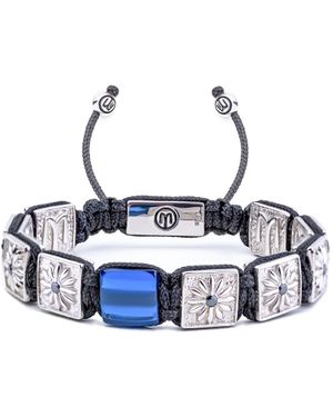 Mahigan Flat-Bead Bracelet With Sapphire - Blue