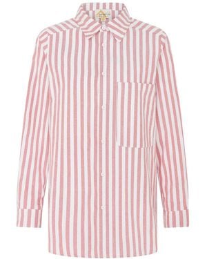 Hay Life Yapp Stripe Shirt Cherry - Pink