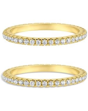 SET & STONES Aurora Smart Ring Stacking Set - Metallic