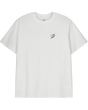 Sea_Washed Classic Statement Tee - White