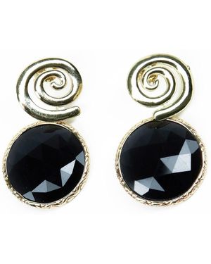 Addicted Estia Dangle Earrings - Black