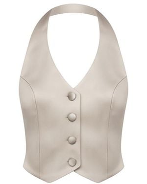 NAZLI CEREN Mirelle Vest - Gray