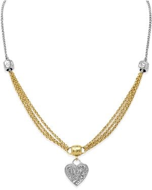 Vintouch Italy Heartwork Necklace - Metallic
