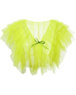 By Moumi Tulle Bolero Neon - Yellow
