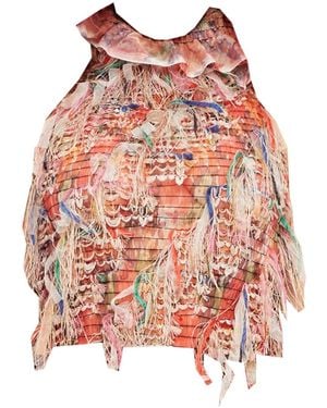 Sarah Regensburger Goddess Summer Top - Red