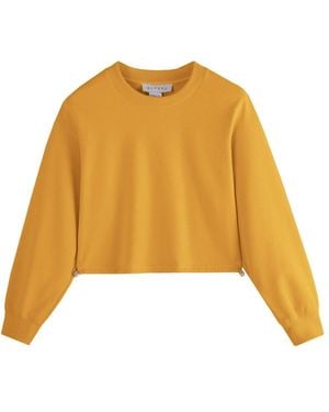 Supesu Cubby Sweater, Cropped - Yellow