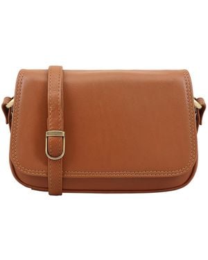 Lloyd Baker Amritsar Leather Crossbody Bag - Orange