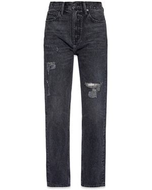 NOEND Slacker Low Rise Relaxed Straight - Blue